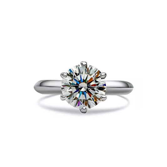 3ct moissanite ring in 925 silver