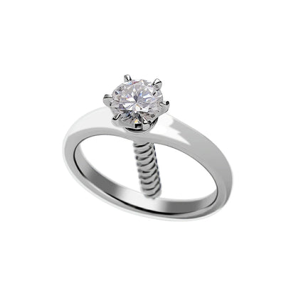 Screw & Silver Ring Pendant Necklace of Resilience: Love Through Adversity